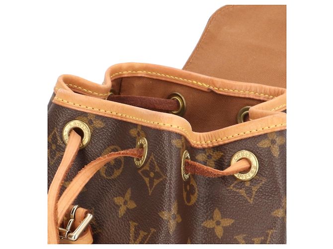 Zaino Louis Vuitton Mini Montsouris Monogram Marrone - vista 7