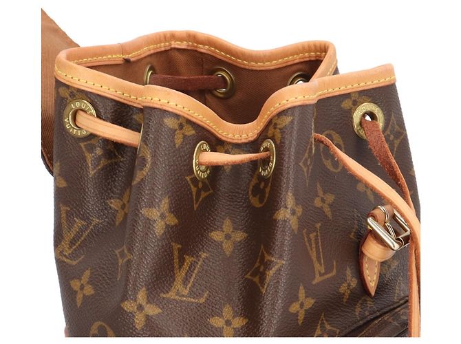 Zaino Louis Vuitton Mini Montsouris Monogram Marrone - vista 8
