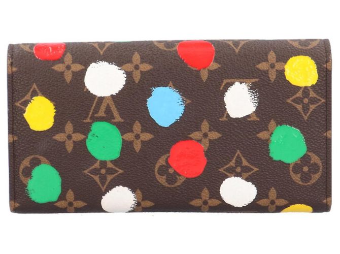 Louis Vuitton x Yayoi Kusama Long Wallet Braun Mehrfarben - Ansicht 2