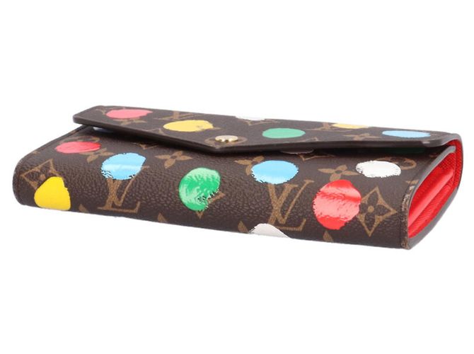 Louis Vuitton x Yayoi Kusama Long Wallet Braun Mehrfarben - Ansicht 4