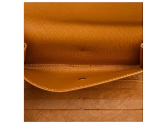 Louis Vuitton Monogram Mini Portefeuille Tresor International Long Wallet Beige - vista 5