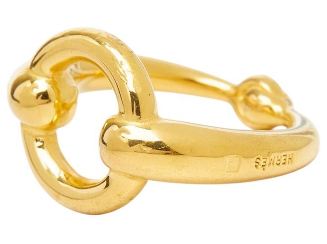 Hermès Hermes Mo Schalring in vergoldeter Ausführung Golden - Ansicht 3