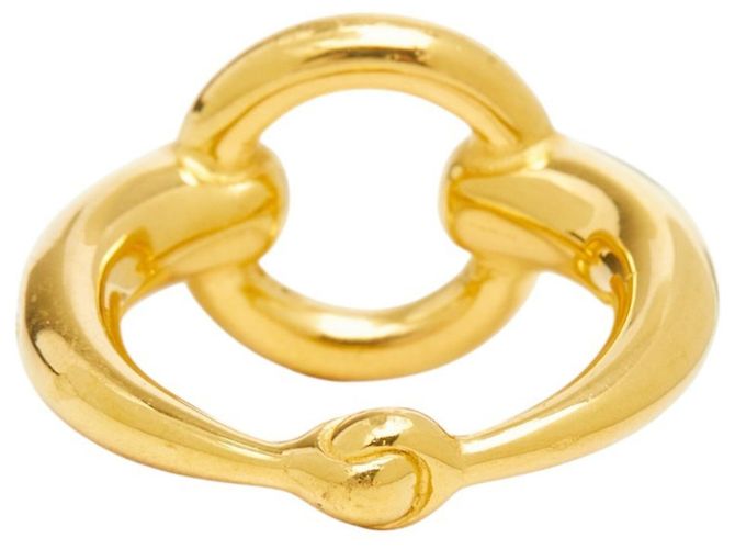 Hermès Hermes Mo Schalring in vergoldeter Ausführung Golden - Ansicht 4