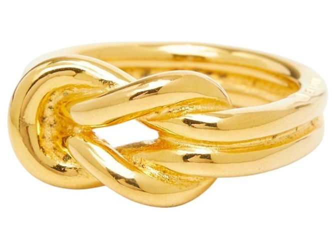 Hermès Hermes Atame Schalring in vergoldet Golden - Ansicht 3
