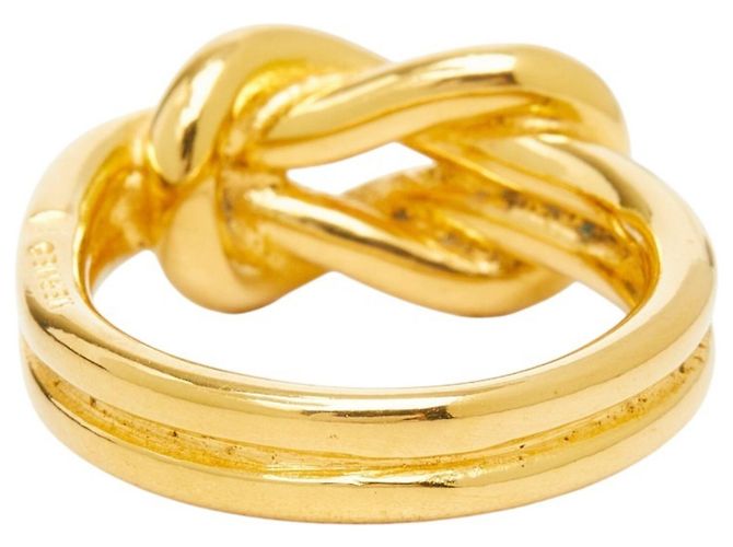 Hermès Hermes Atame Schalring in vergoldet Golden - Ansicht 4