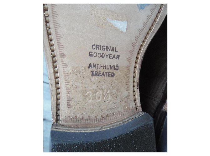 Botas Jil Sander de lona y cuero estado nuevo Castaño - vista 7