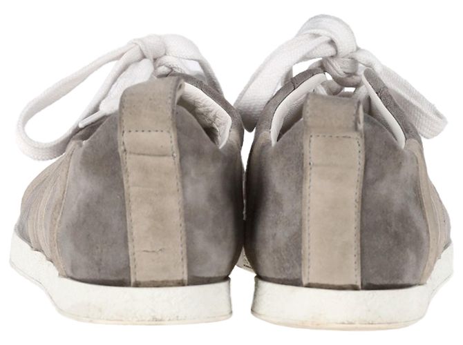 Sneakers con lacci Totême in scamosciato grigio - vista 5