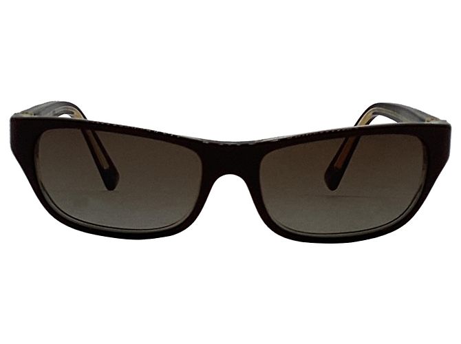 Gafas de sol Louis Vuitton Z0022W de montura rectangular en acetato marrón Impresión de pitón - vista 11