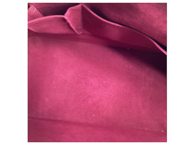 Borsa Alma MM Louis Vuitton in pelle Epi bordeaux Rosso Bordò - vista 16