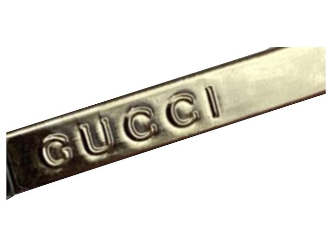 Occhiali da Sole Gucci Round Tinted in Metallo Oro D'oro - vista 12