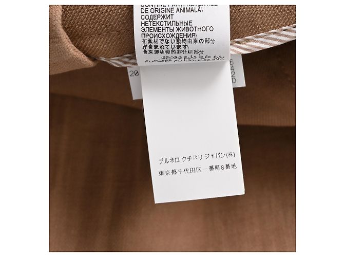 Short plisado Brunello Cucinelli en beige de poliéster - vista 11
