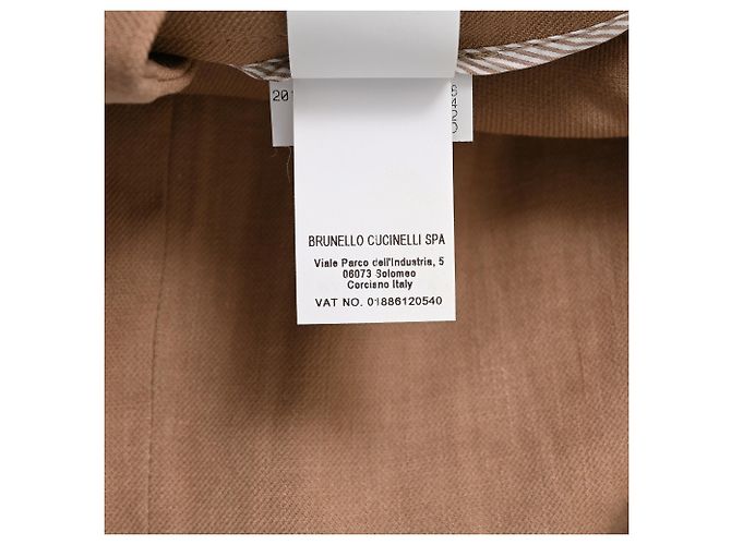 Short plisado Brunello Cucinelli en beige de poliéster - vista 12