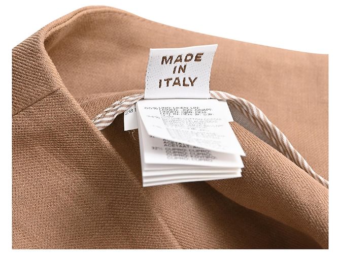 Short plisado Brunello Cucinelli en beige de poliéster - vista 14