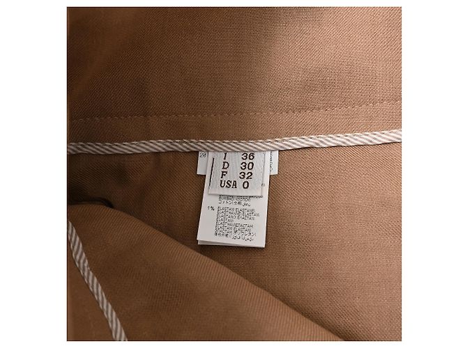 Short plisado Brunello Cucinelli en beige de poliéster - vista 5
