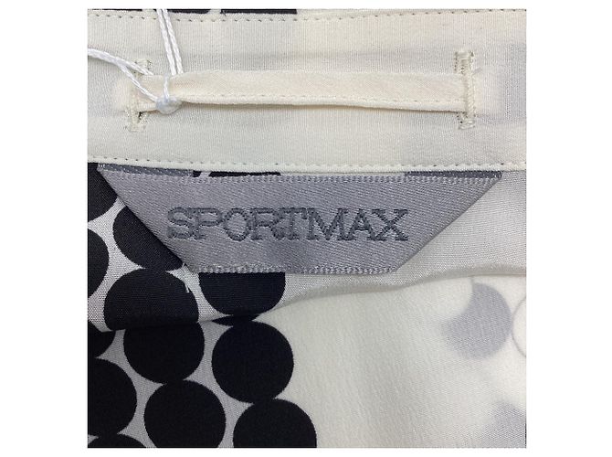 Sportmax Polka Dot Hemdkleid aus mehrfarbiger Seide Mehrfarben - Ansicht 6