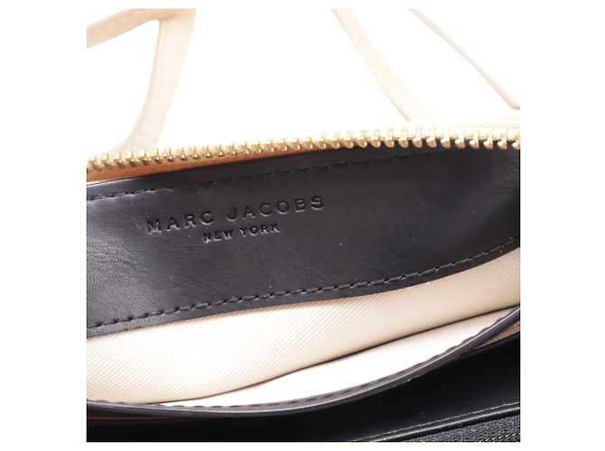 Borsa a tracolla Marc Jacobs in pelle beige - vista 10