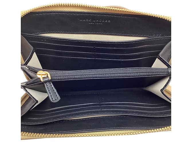 Borsa a tracolla Marc Jacobs in pelle beige - vista 12