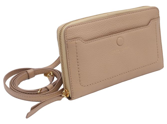 Borsa a tracolla Marc Jacobs in pelle beige - vista 2