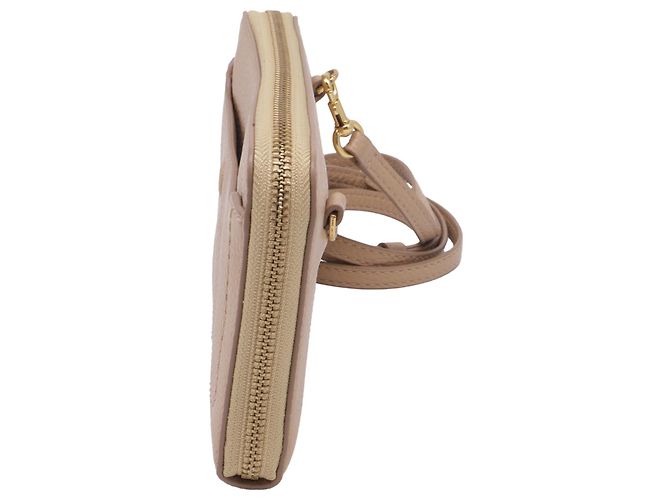 Borsa a tracolla Marc Jacobs in pelle beige - vista 4
