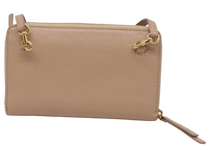 Borsa a tracolla Marc Jacobs in pelle beige - vista 5