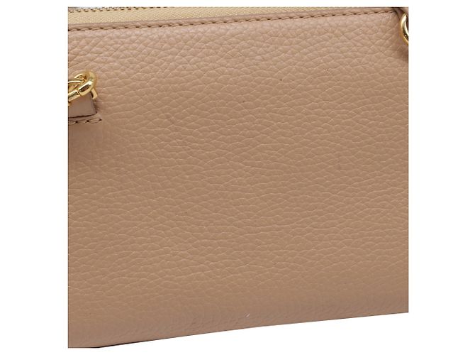 Borsa a tracolla Marc Jacobs in pelle beige - vista 7