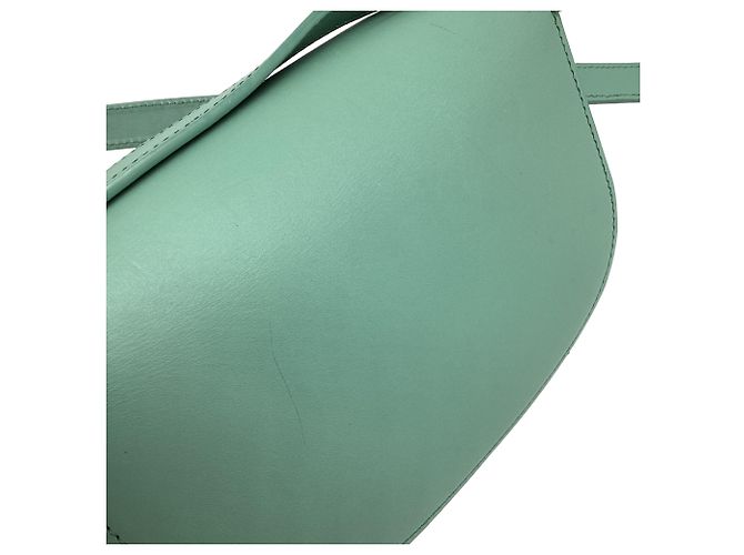 Apc Mini borsa a tracolla Geneve in pelle verde A.P.C. - vista 12