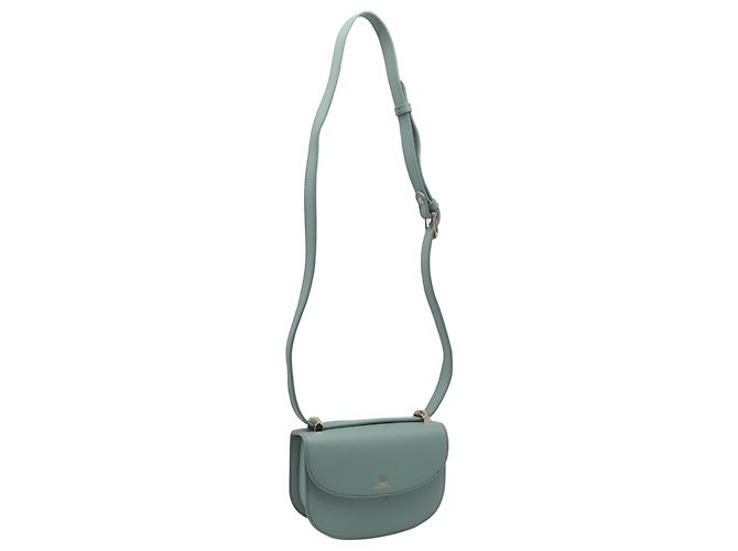 Apc Mini borsa a tracolla Geneve in pelle verde A.P.C. - vista 2
