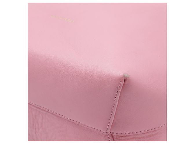 Borsa a secchiello con coulisse Mansur Gavriel Confetti in pelle rosa Marrone - vista 8