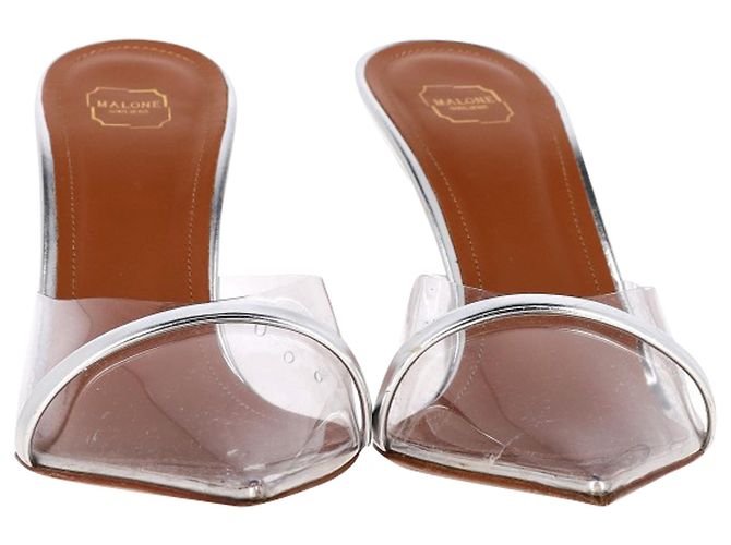 Autre Marque Mules Joella di Malone Souliers in vernice argento e PVC Metallico - vista 2
