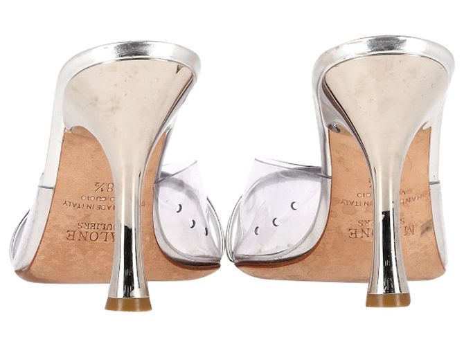Autre Marque Mules Joella di Malone Souliers in vernice argento e PVC Metallico - vista 5