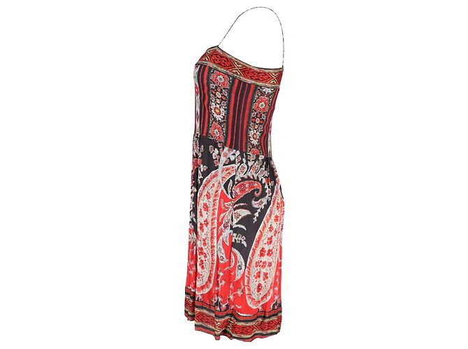 Abito stampato a lunghezza al ginocchio in viscosa multicolore Isabel Marant - vista 2