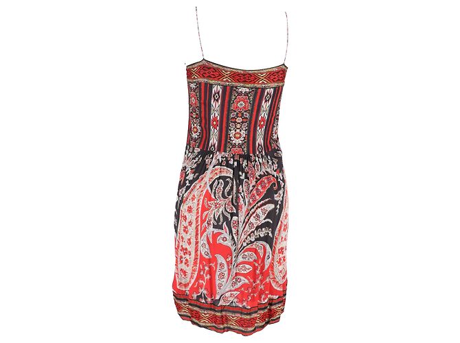 Abito stampato a lunghezza al ginocchio in viscosa multicolore Isabel Marant - vista 3