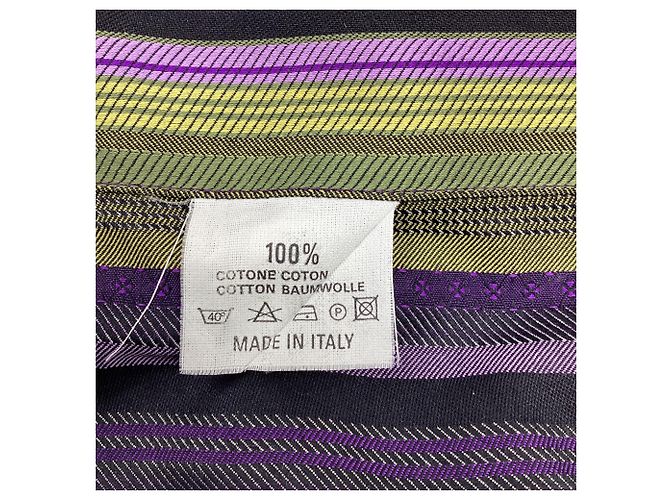 Camicia con bottoni a righe Etro in cotone multicolore - vista 5