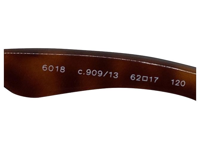 Timeless Chanel 6018 Tortoiseshell Sunglasses in Brown Acetate - view 9