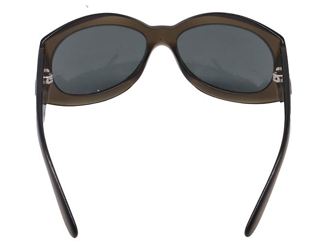 Timeless Gafas de sol Chanel Interlocking C 5084H en acetato oliva Castaño Roja - vista 4
