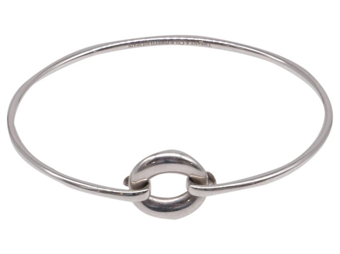 Elsa Peretti Bracciale rigido Tiffany & Co Sevillana 'O' in metallo argentato Argento Metallico - vista 4