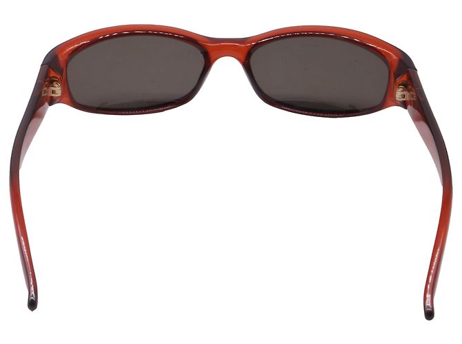 Gafas de sol Gucci GG2566/S Interlocking G en acetato rojo Roja - vista 4