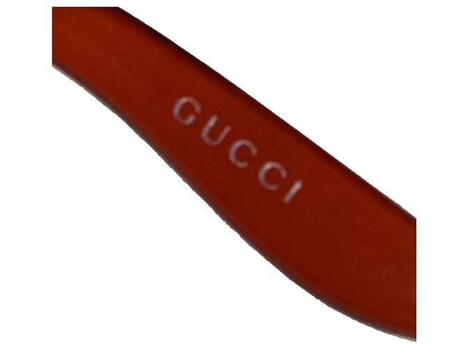 Gafas de sol Gucci GG2566/S Interlocking G en acetato rojo Roja - vista 8