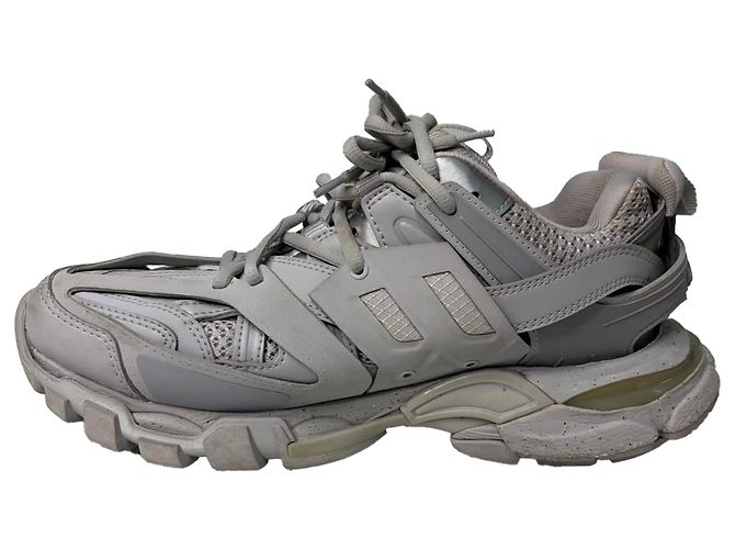 Balenciaga Track Sneaker mit recycelter Sohle aus grauem Polyurethan - Ansicht 10