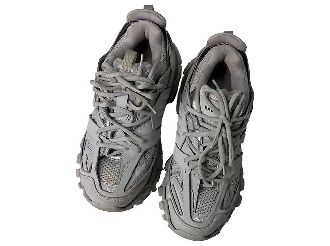 Balenciaga Track Sneaker mit recycelter Sohle aus grauem Polyurethan - Ansicht 4