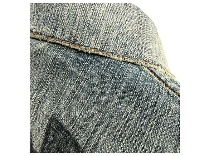 Balenciaga Y2K Oversized Jacket in Light Blue Denim - view 11