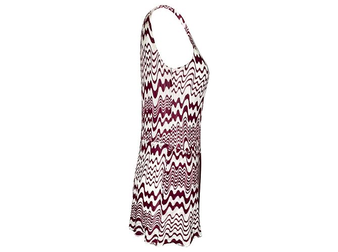 Mono sin mangas con estampado Missoni en viscosa rosa - vista 2