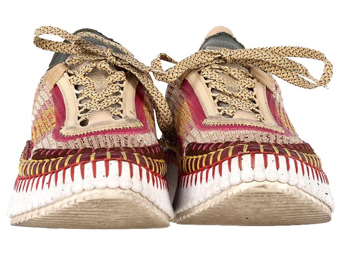 Sneakers Nama Mesh Chloé multicolore in scamosciato - vista 2