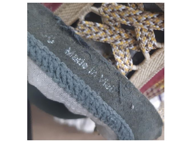 Sneakers Nama Mesh Chloé multicolore in scamosciato - vista 8