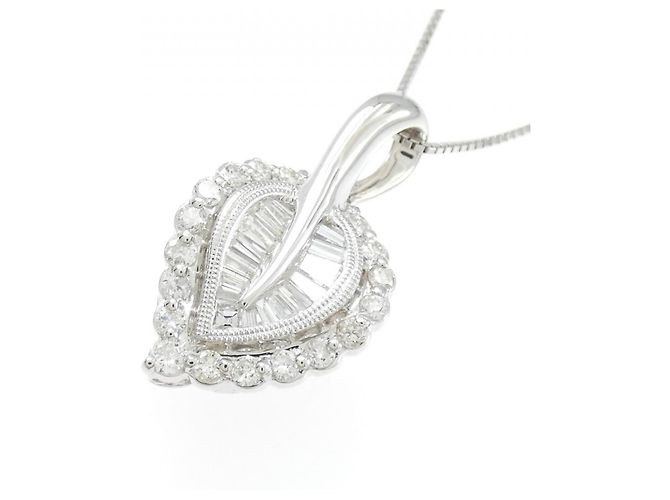 Autre Marque Collana con Diamanti Au750 Argento - vista 3