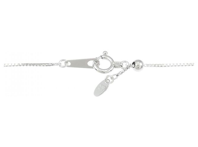 Autre Marque Collana con Croce in Diamanti in Oro Bianco Au750 Argento - vista 5
