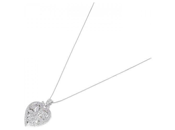 Autre Marque Collana in oro bianco Au750 e diamanti Argento - vista 2