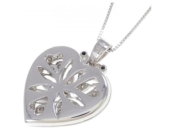 Autre Marque Collana in oro bianco Au750 e diamanti Argento - vista 4