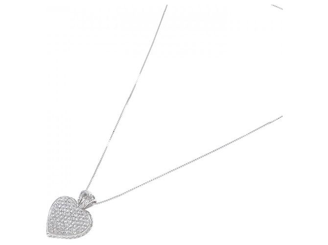 Autre Marque Collana con Diamanti Au750 Argento - vista 2