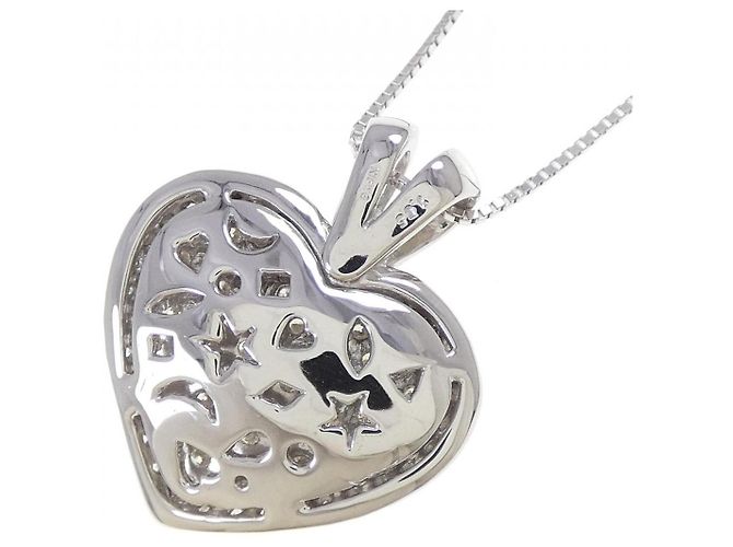 Autre Marque Collana con Diamanti Au750 Argento - vista 4